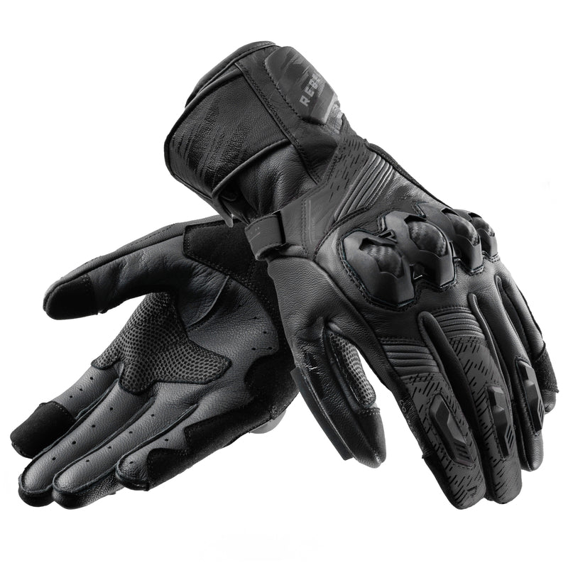 Rebelhorn MC Handschuhe Viper Schwarz