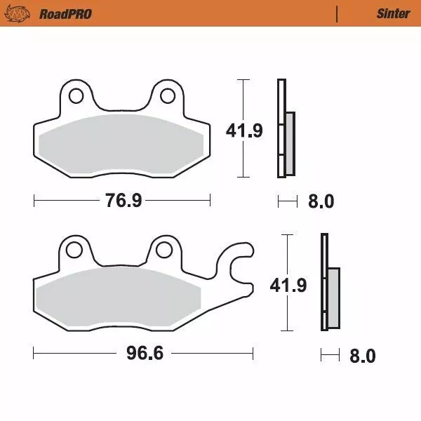 Moto-Master Brake Pad Scooter 412803