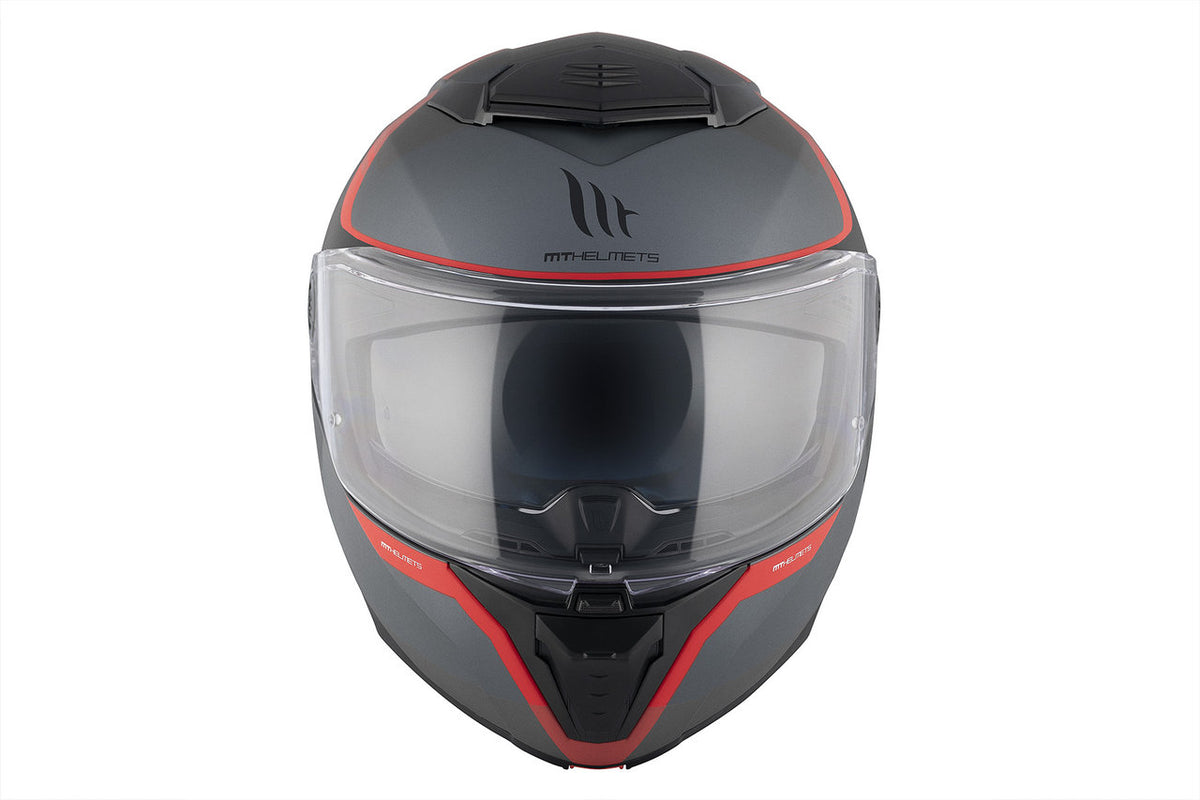 MT Helmets Openable MC Helmet Atom 2 Sv Emalla B15