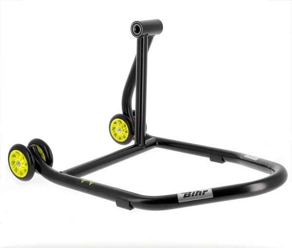 Bihr Home Track Right Einzelarm Paddock Stand Matt Black Yellow Wheelsnull