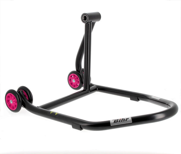 Bihr Home Track Right Einzelarm Paddock Stand Matt Black Pink Wheelnull