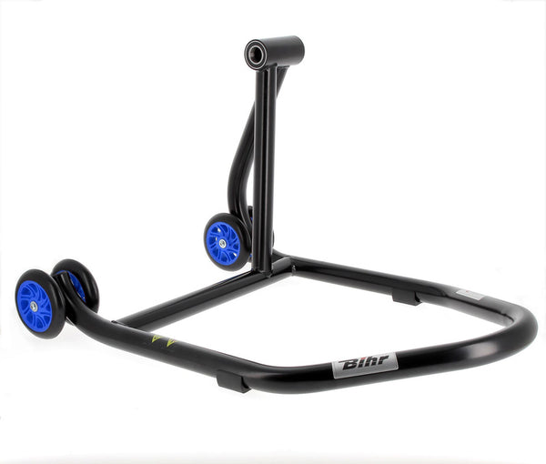 Bihr Home Track Right Einzelarm Paddock Stand Matt Black Blue Wheelnull