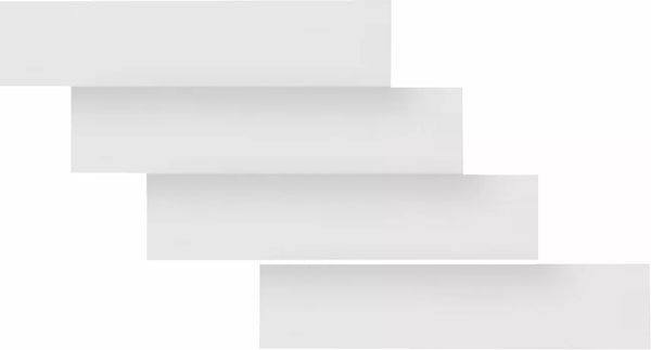 Algisblatt 11x48cm Clear Mat X4 Bk.P10.001