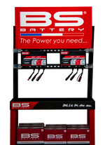 BS BATTERY Display Kit with two BK20 Chargers NULL