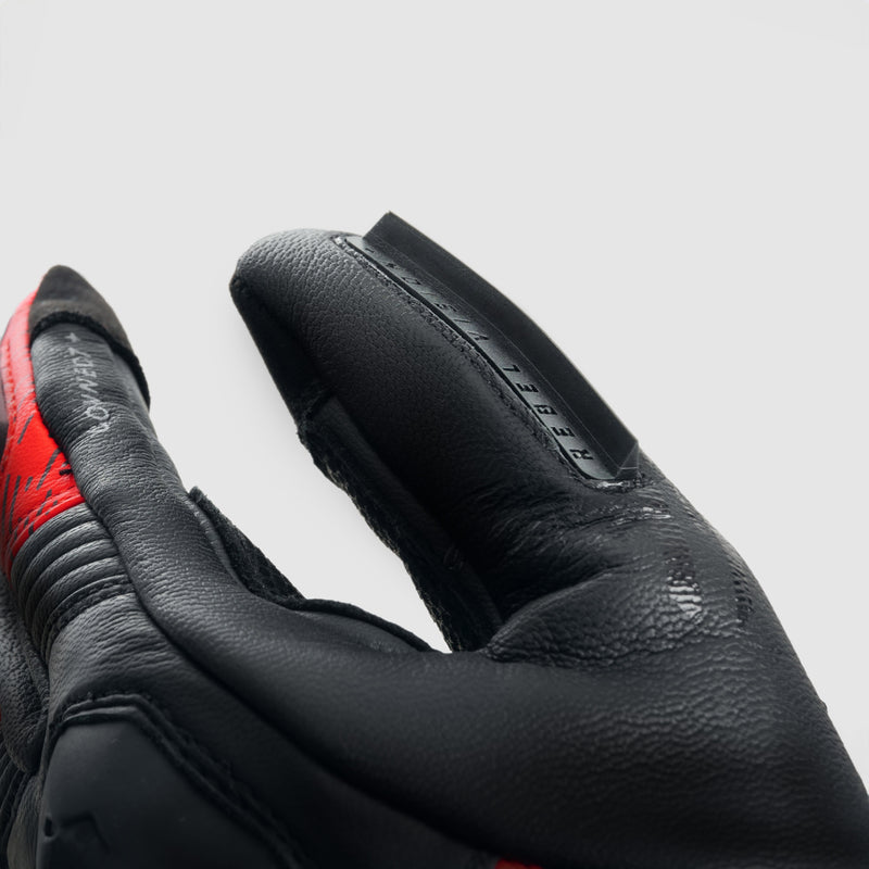 Rebelhorn MC Handschuhe Viper schwarz /rot