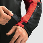 Rebelhorn Softshell Mc-Jacket Slash Schwarz /Rot