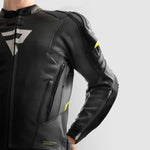 Rebelhorn MC-Skin-Jacke Veloce Schwarz /Grippe