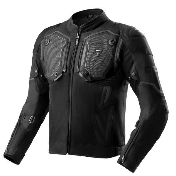 Rebelhorn Textile MC Jacke Borg II Schwarz