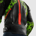 Rebelhorn mc-leather jacket veloce black /camo gray (copy)