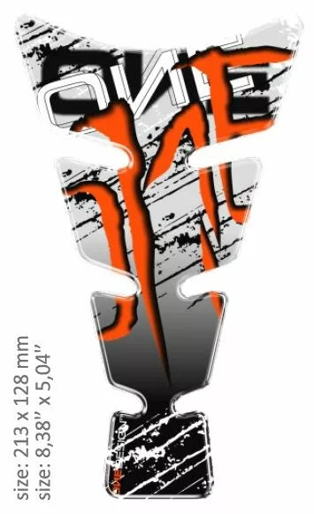 Onedesign Tank Pad Spirit Scratches Red CGSENRP