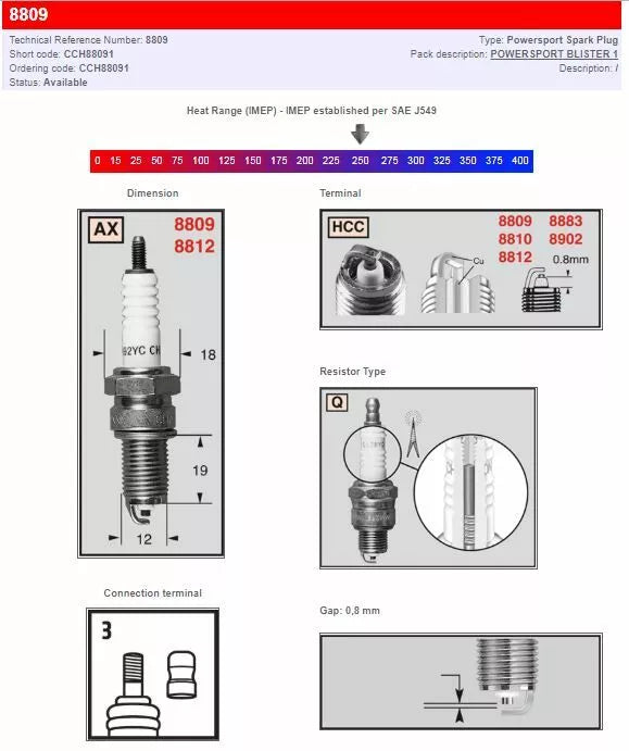 Champion S-Plug 8809 CCH88091