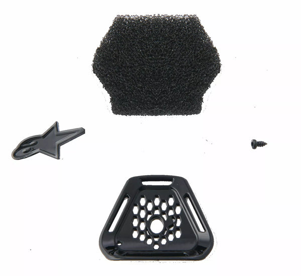 Alpinestars (MX) Chin Vent S-M10 Black 8973023-10-Os