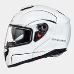 Mt Helmet's openable MC helmet atom white