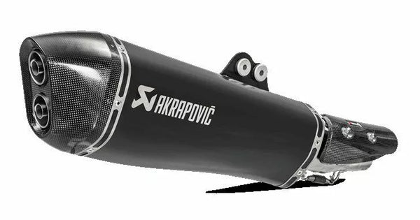 AKRAPOVIC MUFFLER SS BLK KYM AK550 S-KY5SO1-HRAASSBL