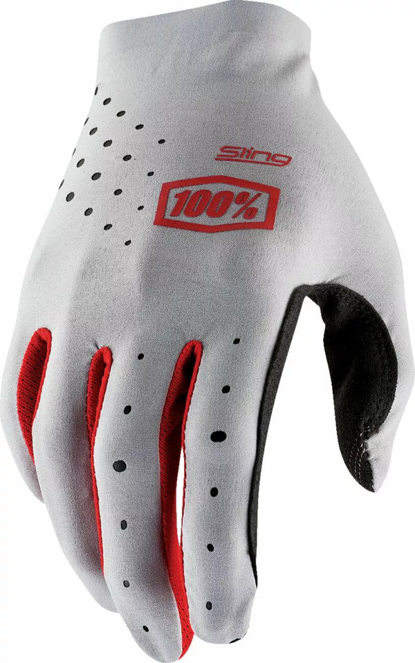 100% GLOVE SLIGHT MX GY LG 10023-00017