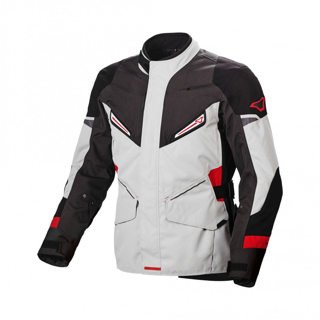 Macna Textil Mc-Jacke Sonar Grau / Schwarz 