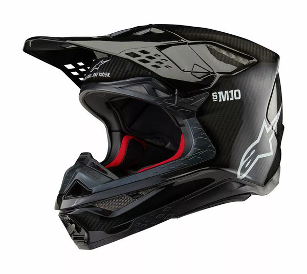 Alpinestars (MX) Helm SM10 Solid Carb XS 8300123-1188-XS