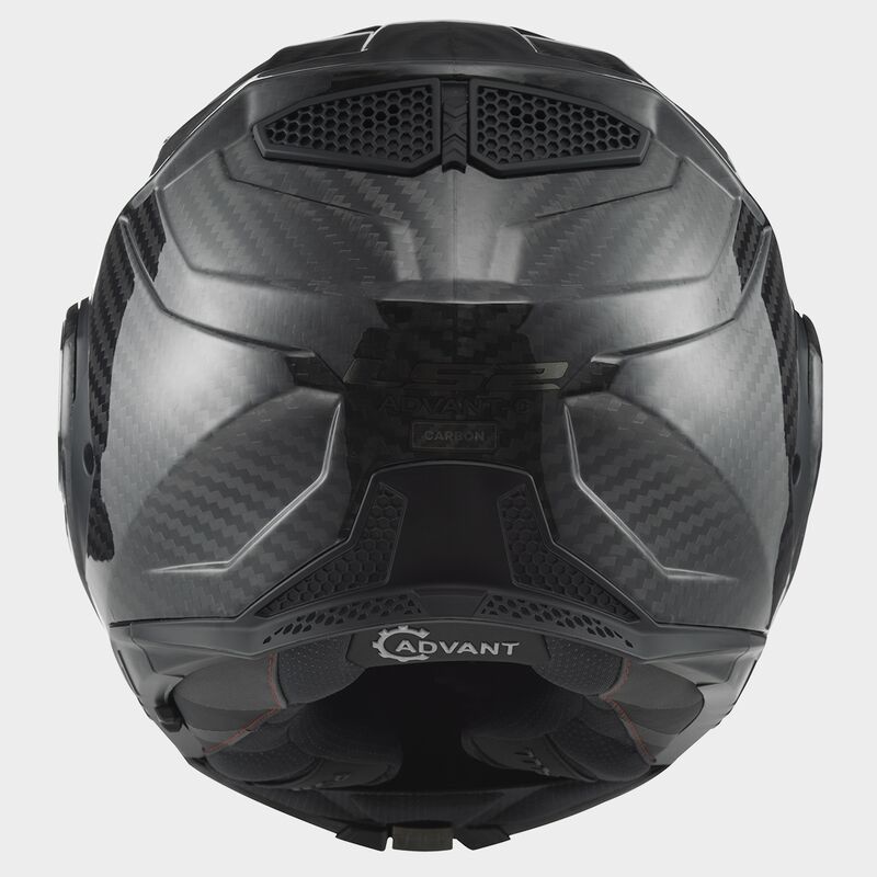 LS2 Openable MC helmet Advant x carbon black