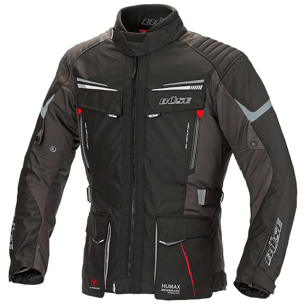 BÖSE Textil Mc-Jacke Lago Pro Schwarz 