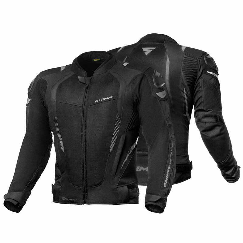 Shima Textile MC Jacke Mesh Pro Schwarz