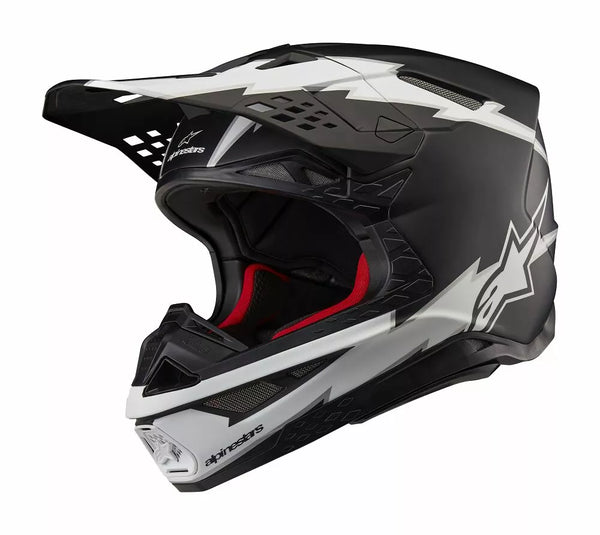 Alpinestars (MX) Helm SM10 AMP BLK/WT M 8300623-1121-M
