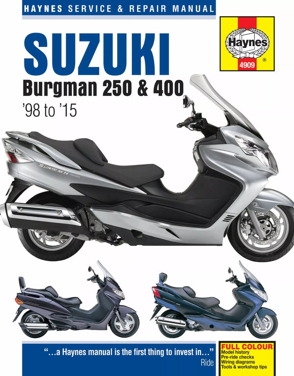 Haynes Suzuki Burgman 250 & 400 4909