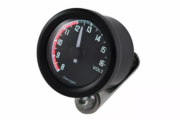 Daytona Velona Volt Meter rotes Gesicht 80860