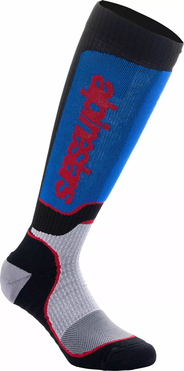 Alpinestars (MX) Sock MX Plus BLK/WHHT/BL S 4702324-1226-S