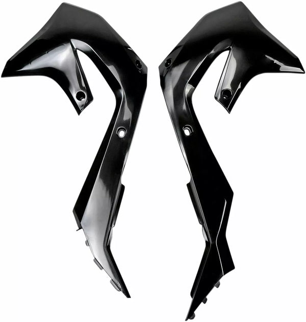 UFO Rad Covers KX450F 19-23 Black Ka04751#001