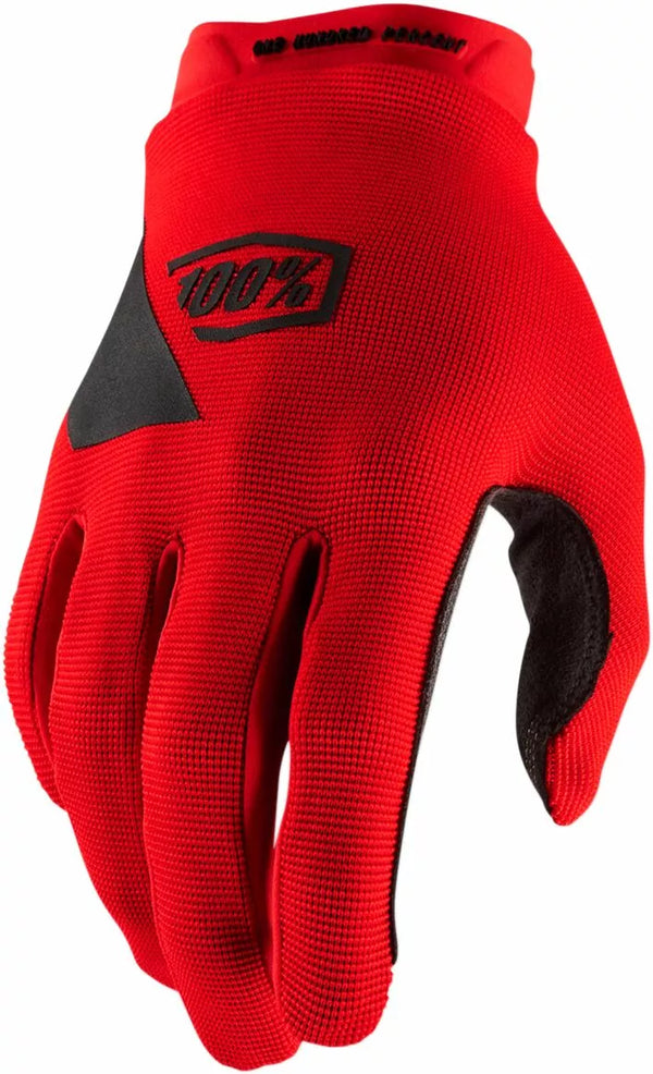 100% GLOVE RIDE CAMP YTH RED LG 10012-006