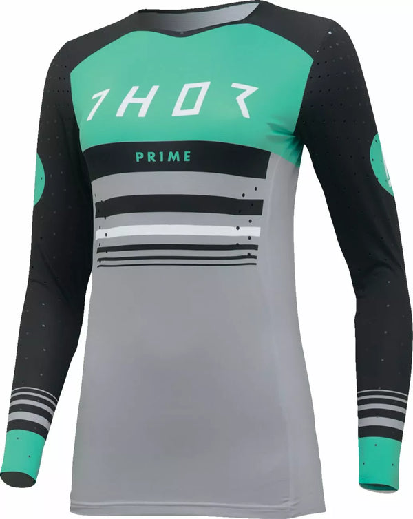 Thor Jersey Wmn PRM BLZ BK/MT LG 2911-0281