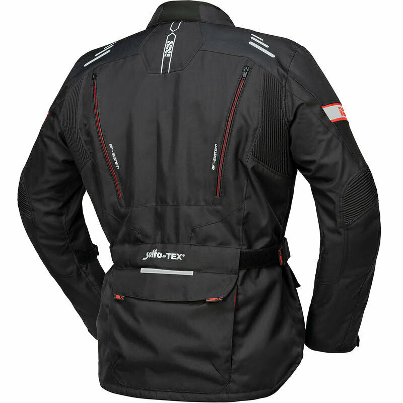 iXS Textile Motorcycle Jacket Lorin ST Black /Red 