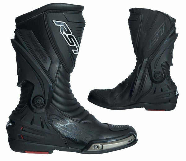 RST Unisex Sport Motorcycle Boots Tractech Evo III Waterproof Black 