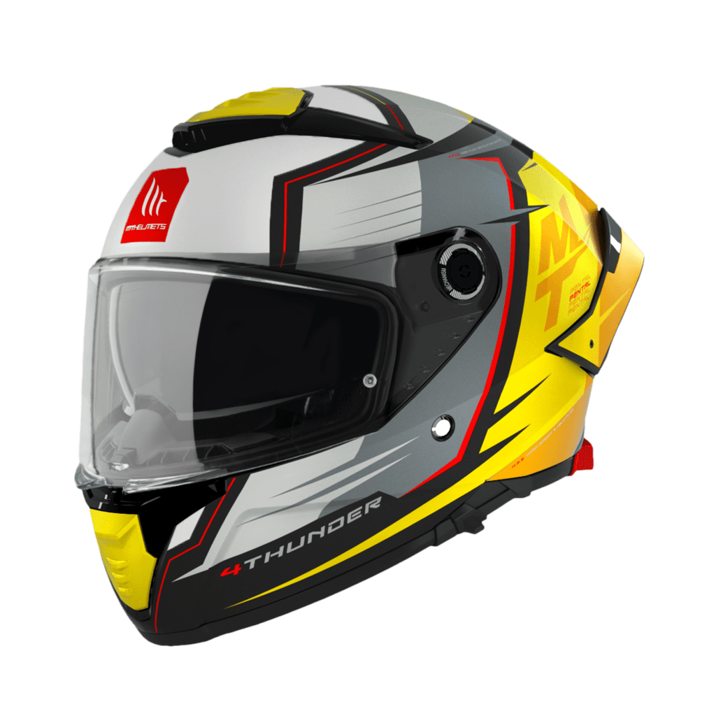 MT -Helme Integral MC Helm Thunder 4 SV Pental Pearl Gul