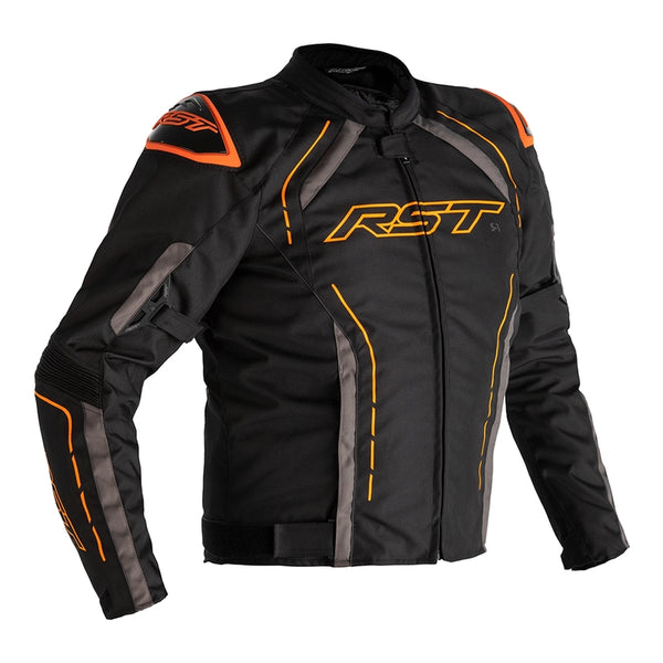 RST S-1 Jacket Textile Black/Gray/Orange Size S 102559org-40
