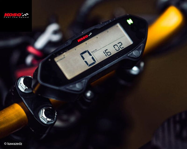 Koso DB-01RN Multifunktionsmesser LCD Black Ba041000