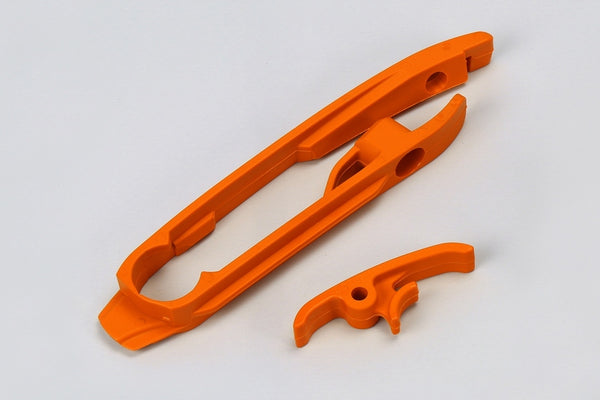 UFO chain slides + lower chain protection - orange - KTM (KT04029#127)
