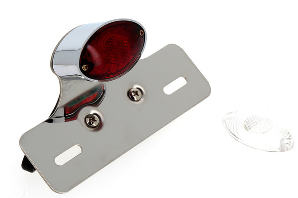 V Teile Ogan Rear Light mit Lizenzsplather-Inhaber Chrom Universal 034-1-CR