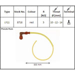 Ngk ignition wire set ly11 90 ° bent