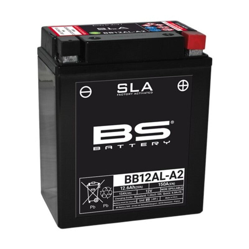 BS BATTERY SLA BATTERY MAINTENANCE FREE FACTORY ACTIVATED - BB12AL -A2