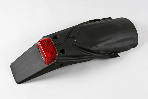 UFO Kennzeichenhalter Schwarz Integriertes Licht 12V 21/5W KTM EXC KT03047#001 