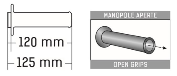 Domino A450 Street Racing Grips Full Diamond A45041C4042B7-0