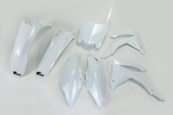 UFO Plastik-Kit Weiß Honda CRF250R/CRF450R HOKIT116@041 