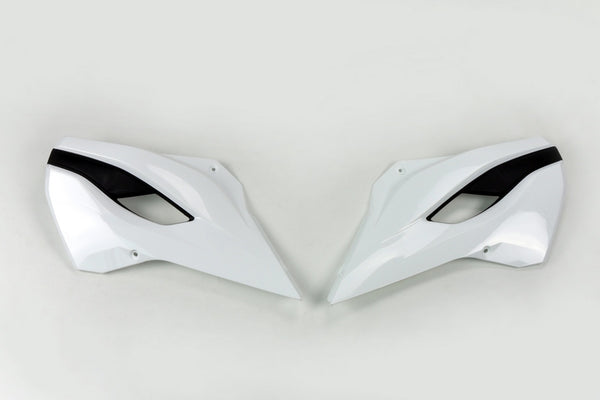 UFO Radiator Covers White Husqvarna HU03353#041