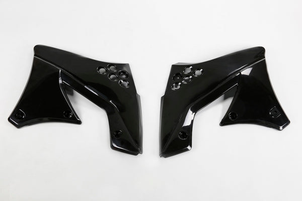 UFO Radiator Covers Black Kawasaki KX250F KA04712#001