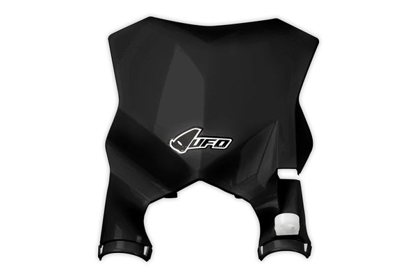 UFO Stadium Front Number Platte Black Kawasaki KX250F/450F KA04746#001