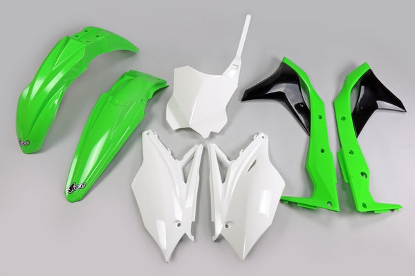 UFO Plastik-Kit OEM-Farbe (2018) Kawasaki KX250F KAKIT225@999 