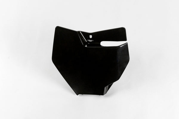 UFO Front Number Plate Black KTM SX85 KT04087#001