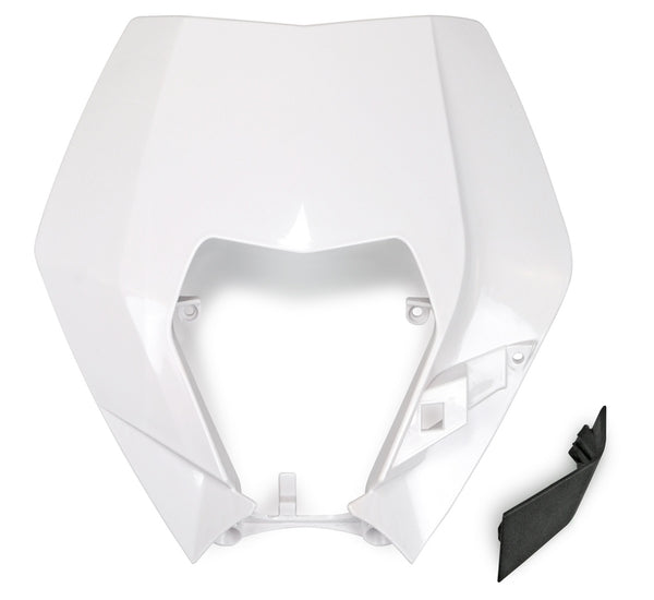 UFO Front Plate KTM White KT04090@047 