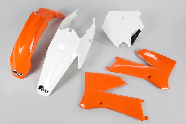UFO Kunststoff-Kit OEM Farbe Orange/Weiß KTM SX85 KTKIT508@999 